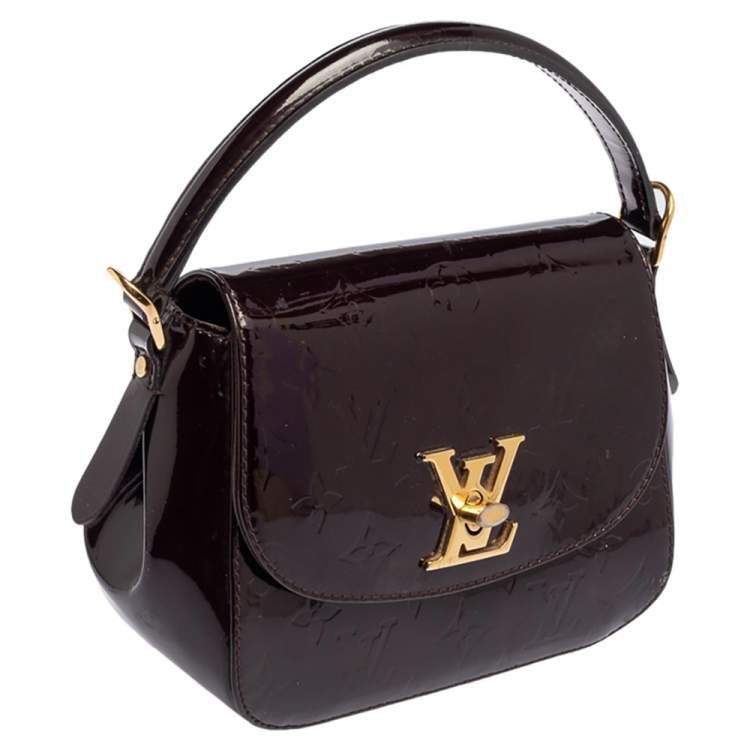 مملوكة مسبقًا Louis Vuitton Amarante Monogram Vernis Pasadena Bag