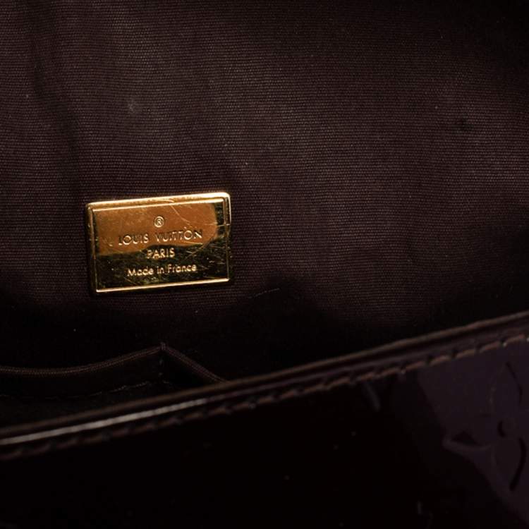 مملوكة مسبقًا Louis Vuitton Amarante Monogram Vernis Pasadena Bag