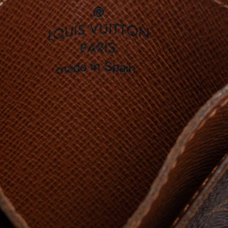 Pre Owned Louis Vuitton Armagnac Monogram Canvas Card Holder