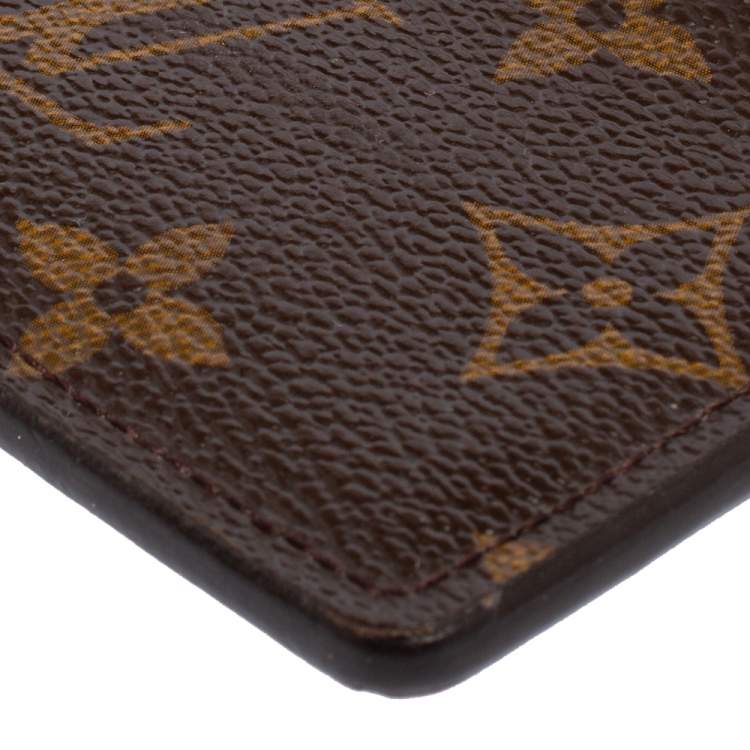 Pre Owned Louis Vuitton Armagnac Monogram Canvas Card Holder