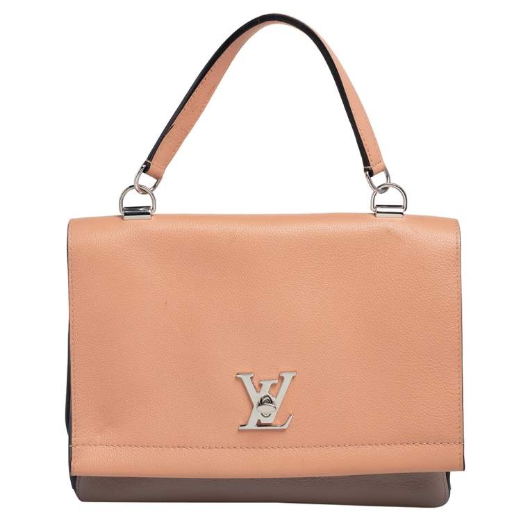 Louis Vuitton Beige/Pink Leather Lockme II BB Bag Louis Vuitton | The  Luxury Closet