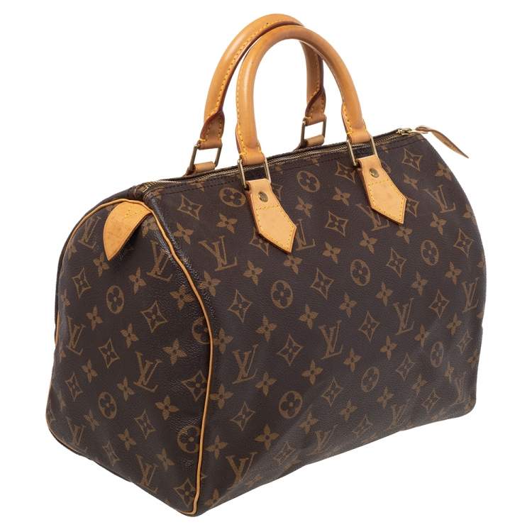 Pre Owned Louis Vuitton Monogram Canvas Speedy 30 Bag