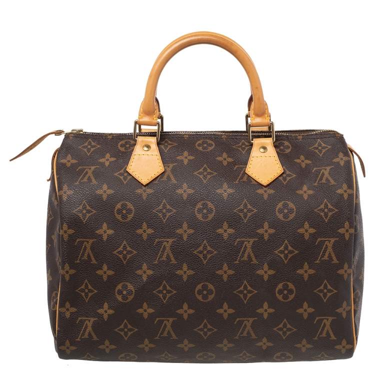 Pre Owned Louis Vuitton Monogram Canvas Speedy 30 Bag