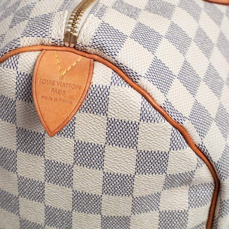 مملوكة مسبقًا Louis Vuitton Damier Azur Canvas Speedy 35 Bag