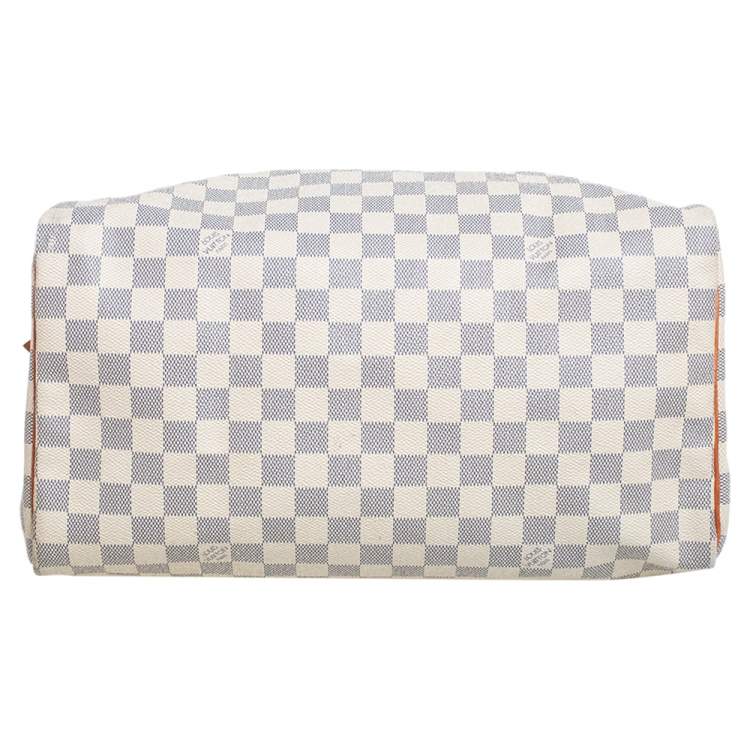 مملوكة مسبقًا Louis Vuitton Damier Azur Canvas Speedy 35 Bag
