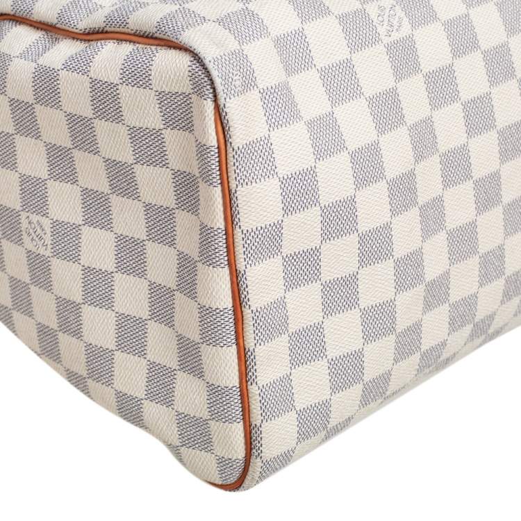 مملوكة مسبقًا Louis Vuitton Damier Azur Canvas Speedy 35 Bag
