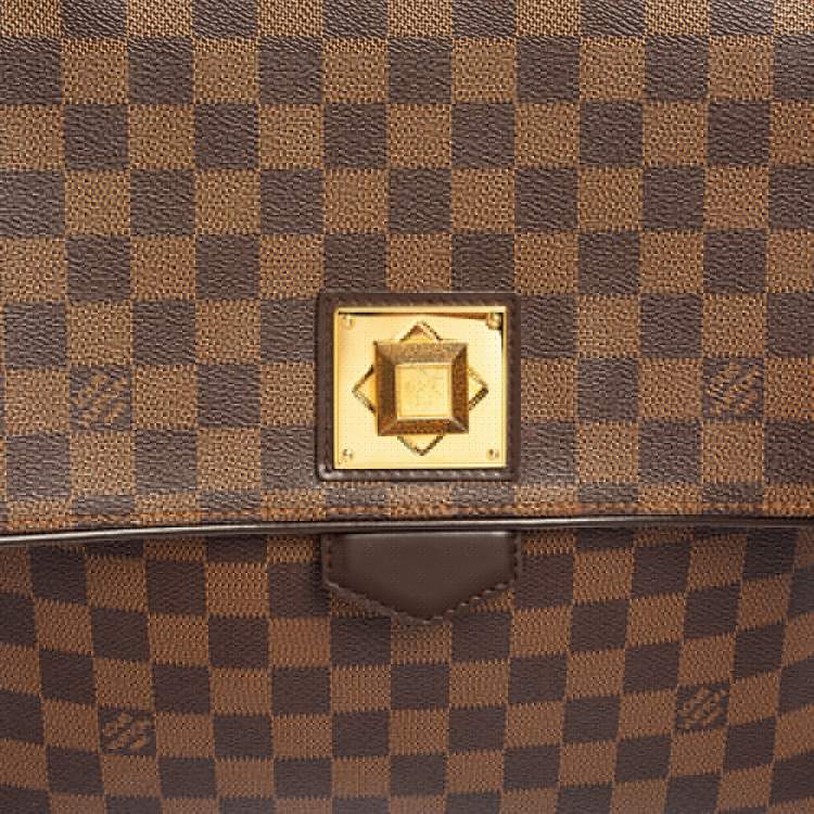 Pre Owned Louis Vuitton Damier Ebene Canvas Bergamo GM Bag
