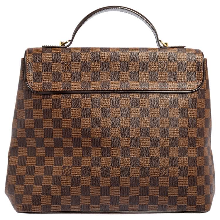 Pre Owned Louis Vuitton Damier Ebene Canvas Bergamo GM Bag