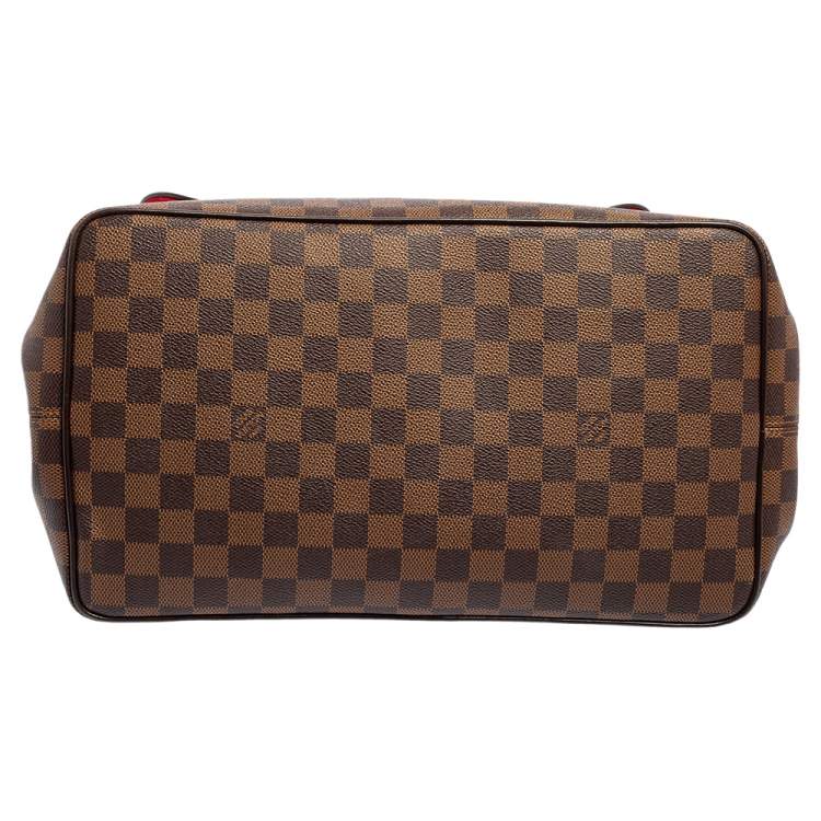 Pre Owned Louis Vuitton Damier Ebene Canvas Bergamo GM Bag