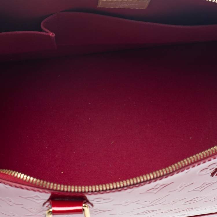 Louis Vuitton Pomme D’amour Monogram Vernis Alma GM Bag