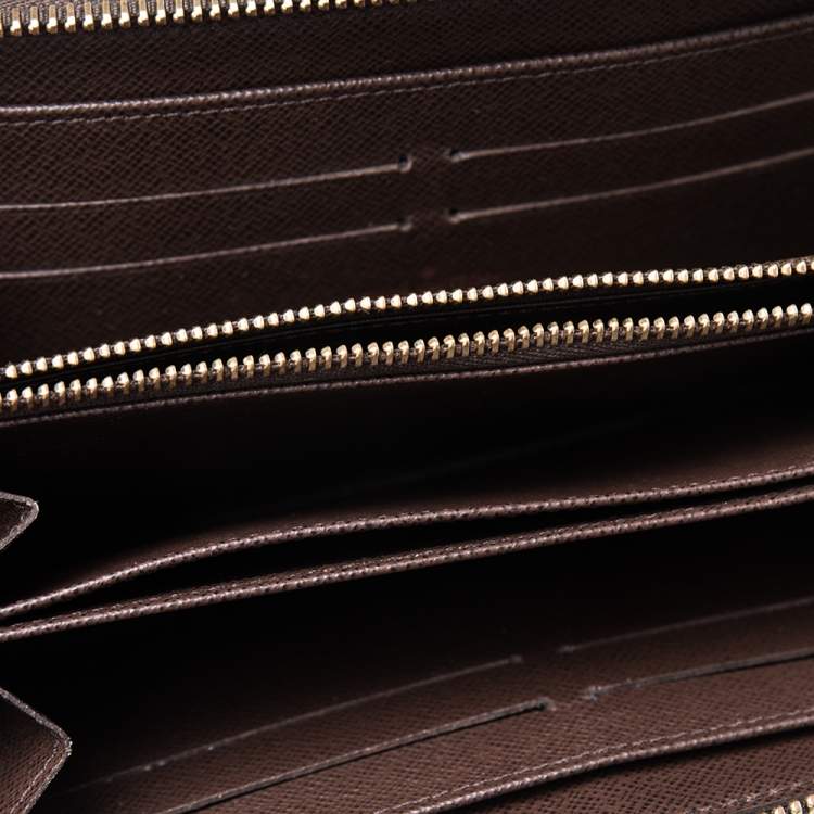 Louis Vuitton Damier Ebene Canvas Compact Zippy Wallet Louis Vuitton | The  Luxury Closet
