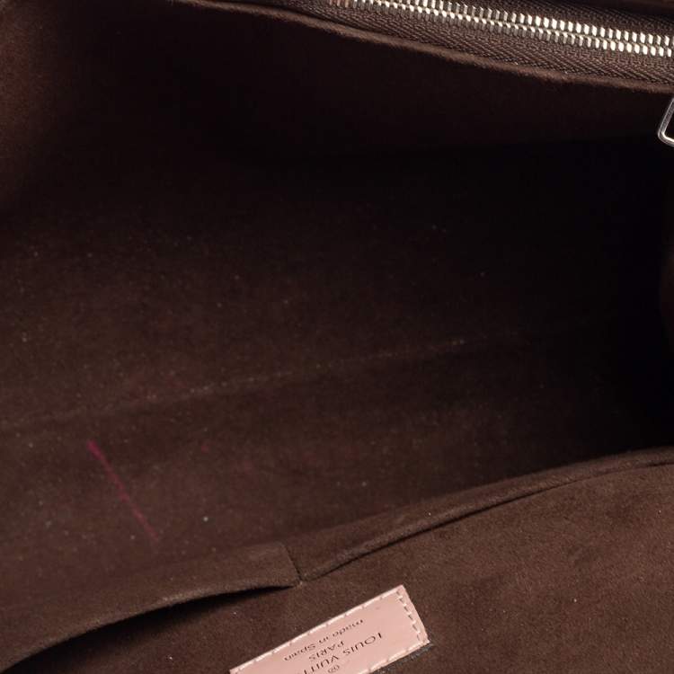 Pre Owned Louis Vuitton Rose Ballerine Epi Leather Cluny BB Bag