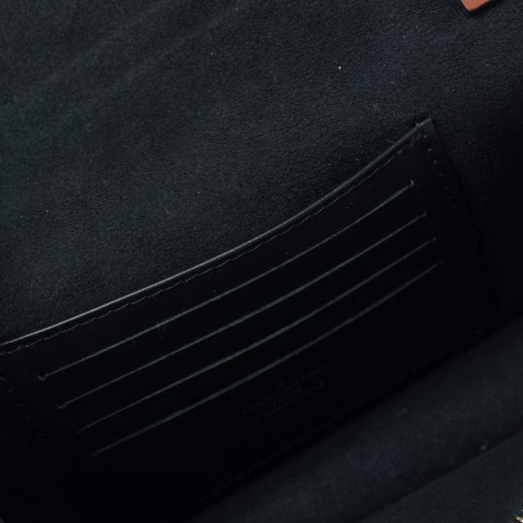 Pre Owned Louis Vuitton Monogram Reverse Canvas Dauphine Wallet on Chain