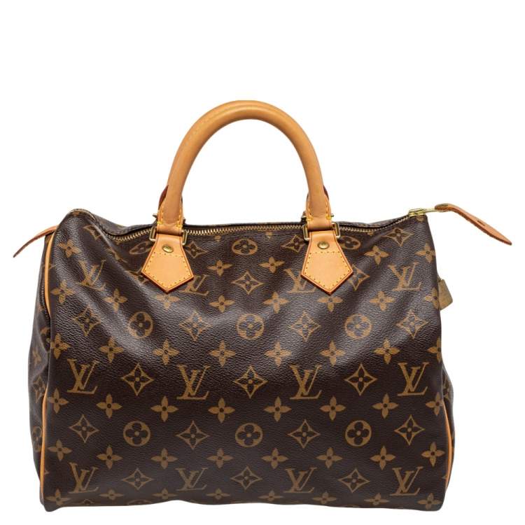 Pre Owned Louis Vuitton Monogram Canvas Speedy 30 Bag