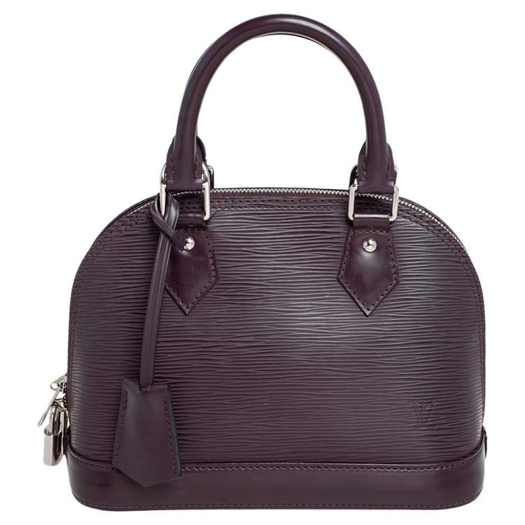 Louis Vuitton Bordeaux Epi Leather Alma BB Bag Louis Vuitton