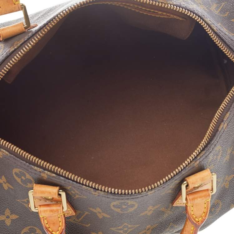 Pre Owned Louis Vuitton Monogram Canvas Speedy 30 Bag