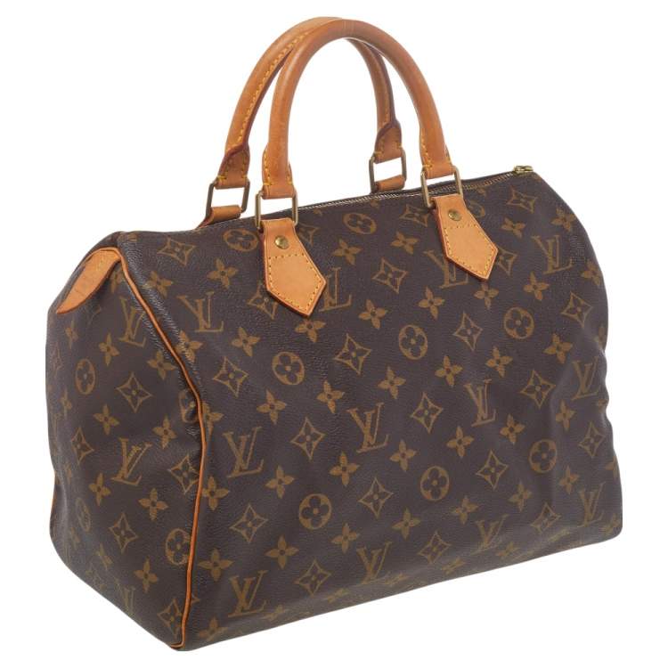 Pre Owned Louis Vuitton Monogram Canvas Speedy 30 Bag