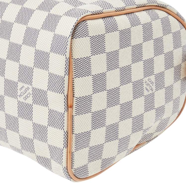 Pre Owned Louis Vuitton Damier Azur Canvas Speedy 25 Bag