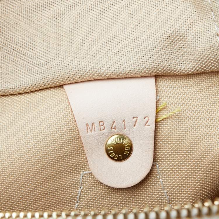 Pre Owned Louis Vuitton Damier Azur Canvas Speedy 25 Bag