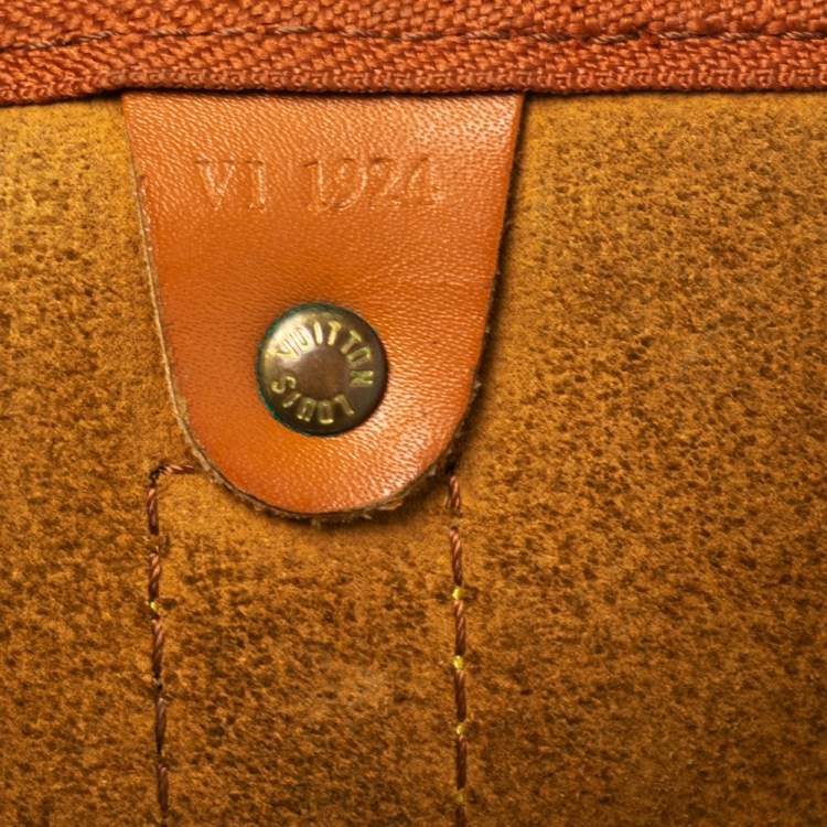 Pre Owned Louis Vuitton Cipango Gold Epi Leather Keepall 45 Bag