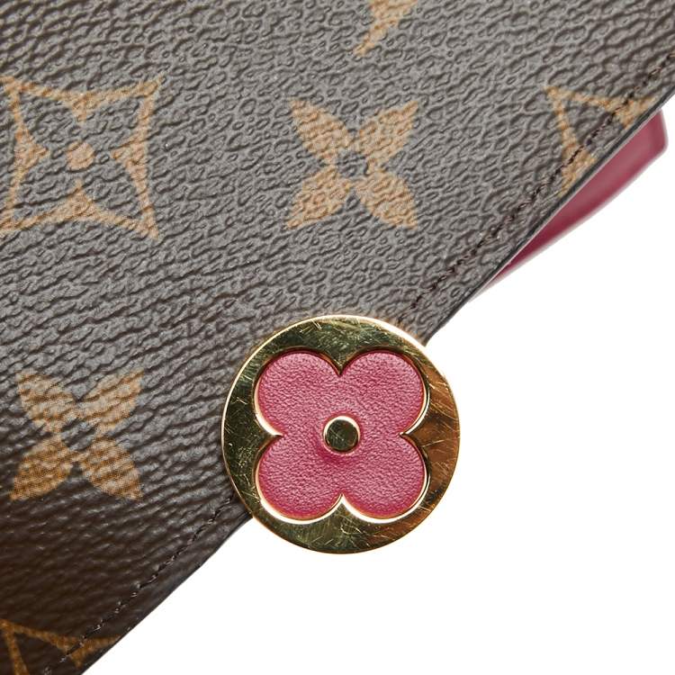 مملوكة مسبقًا Louis Vuitton Fuchsia  Monogram Canvas Flore Wallet on Chain