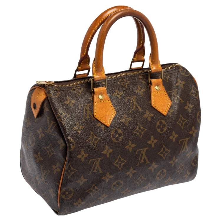 Pre Owned Louis Vuitton Monogram Canvas Speedy 25 Bag