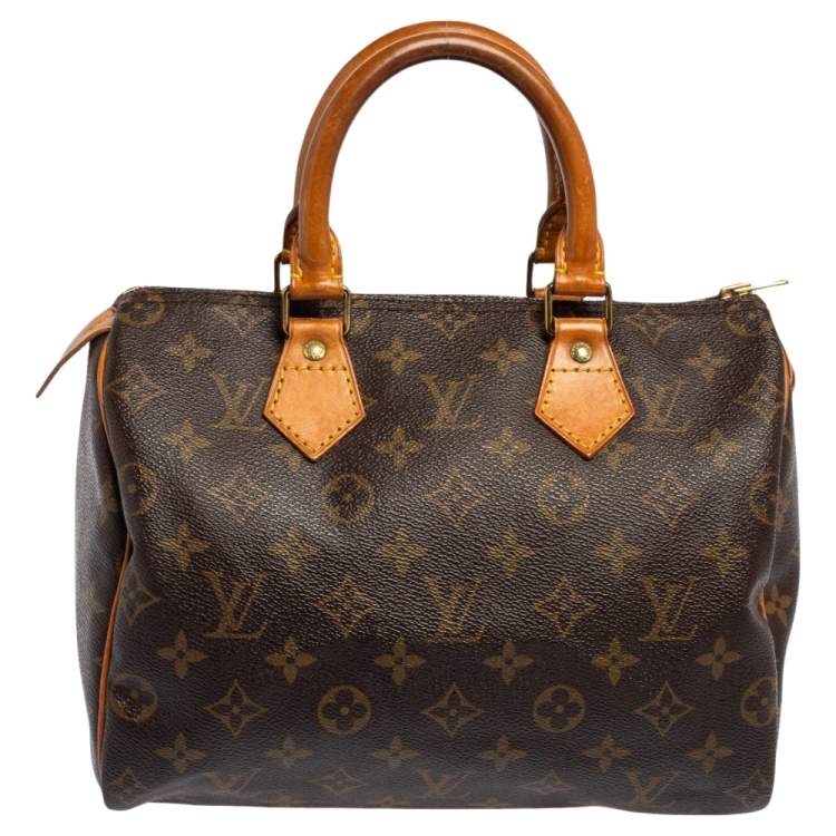 Pre Owned Louis Vuitton Monogram Canvas Speedy 25 Bag