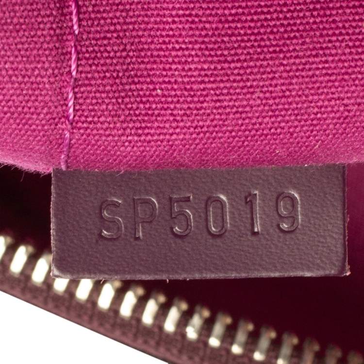 Pre Owned Louis Vuitton Cassis Epi Leather Speedy 30 Bag