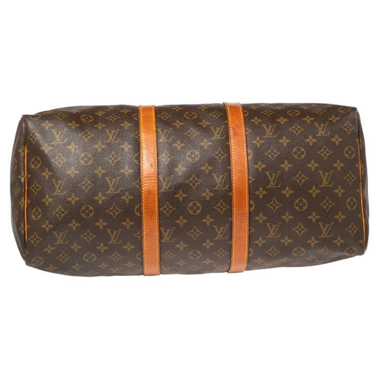 Pre Owned Louis Vuitton Monogram Canvas Keepall 50 Bag