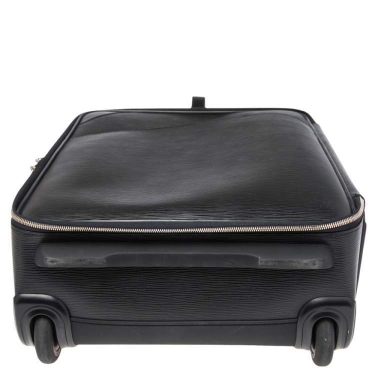 Pre Owned Louis Vuitton Black Epi Leather Pegase 55 Luggage