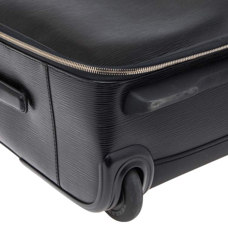 Pre Owned Louis Vuitton Black Epi Leather Pegase 55 Luggage