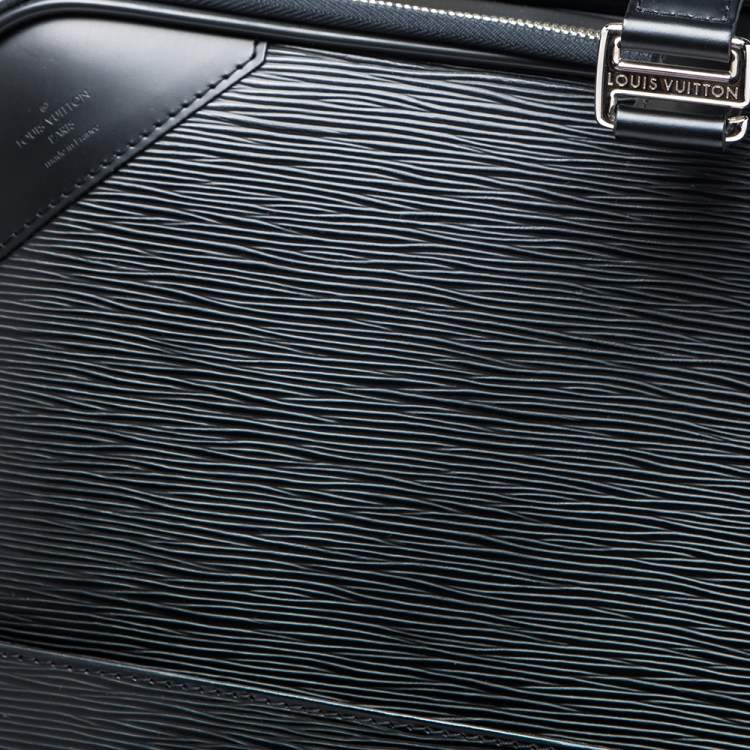 Pre Owned Louis Vuitton Black Epi Leather Pegase 55 Luggage