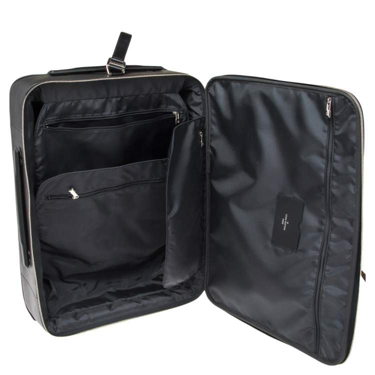 Pre Owned Louis Vuitton Black Epi Leather Pegase 55 Luggage