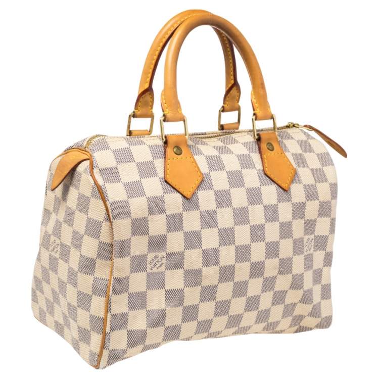 مملوكة مسبقًا Louis Vuitton Damier Azur Canvas Speedy 25 Bag