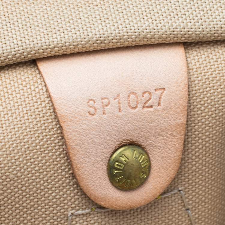 مملوكة مسبقًا Louis Vuitton Damier Azur Canvas Speedy 25 Bag