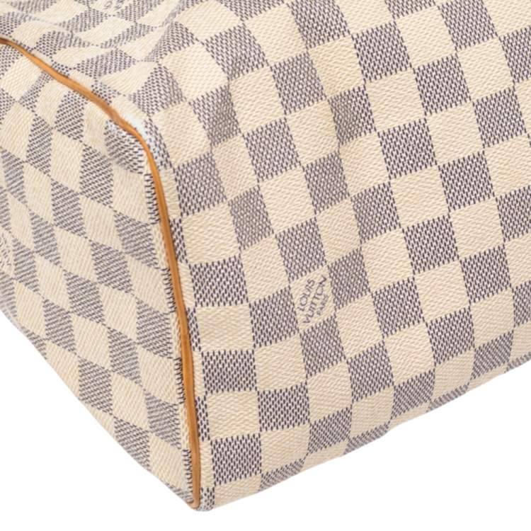 مملوكة مسبقًا Louis Vuitton Damier Azur Canvas Speedy 25 Bag