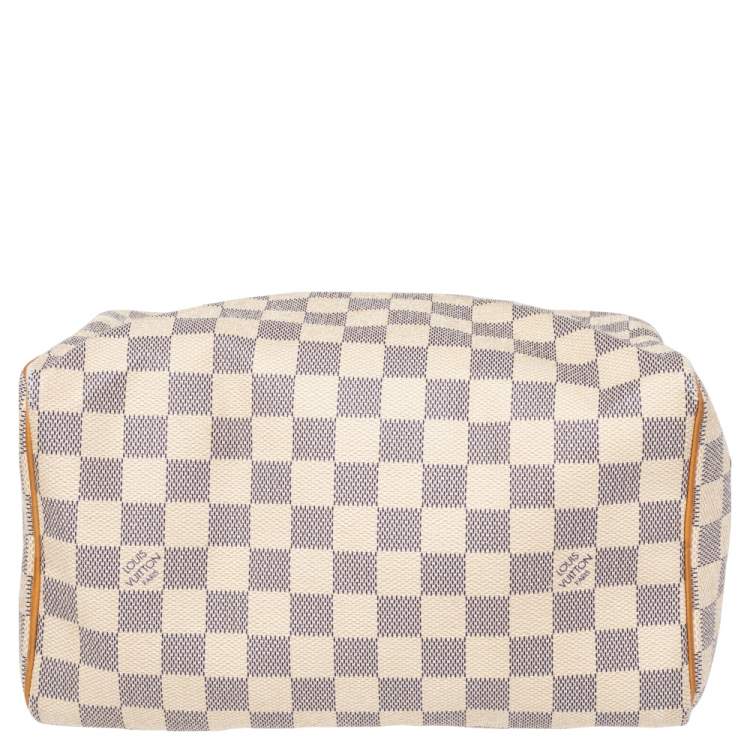 مملوكة مسبقًا Louis Vuitton Damier Azur Canvas Speedy 25 Bag