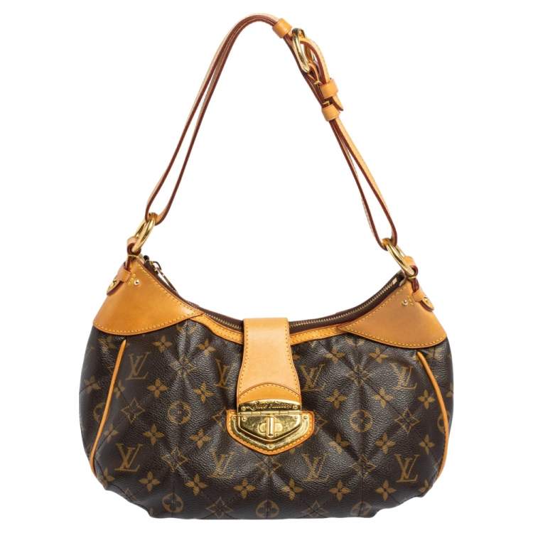 Louis+Vuitton+City+Bag+Shoulder+Bag+PM+Brown+Canvas for sale