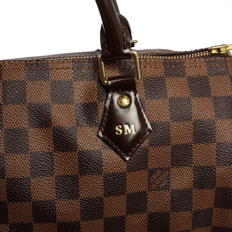 مملوكة مسبقًا Louis Vuitton Damier Ebene Canvas Speedy 30 Bag