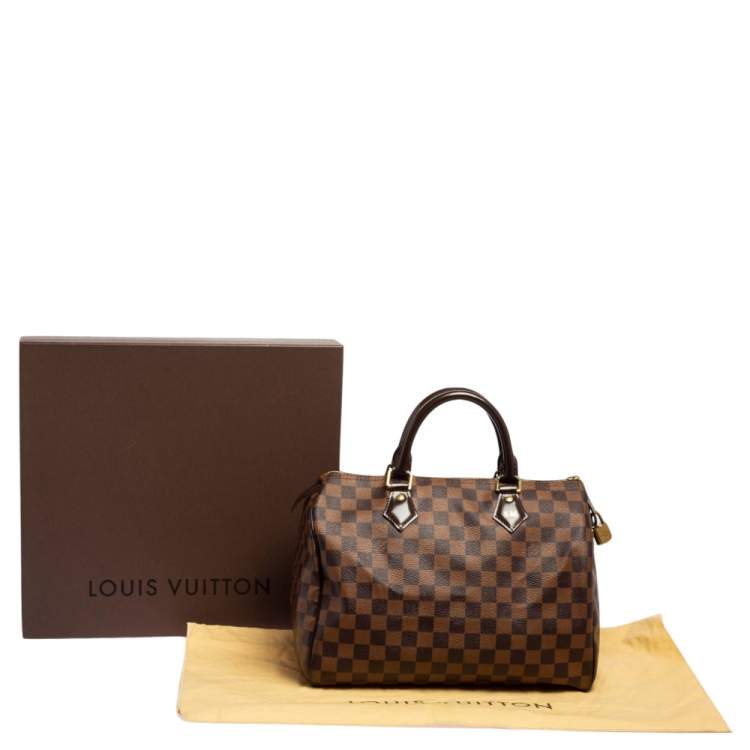 مملوكة مسبقًا Louis Vuitton Damier Ebene Canvas Speedy 30 Bag