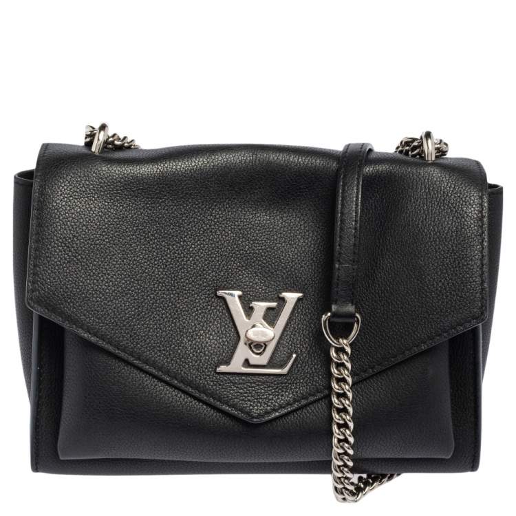Louis Vuitton M56137 Mylockme Satchel Chain Bag , Grey, One Size
