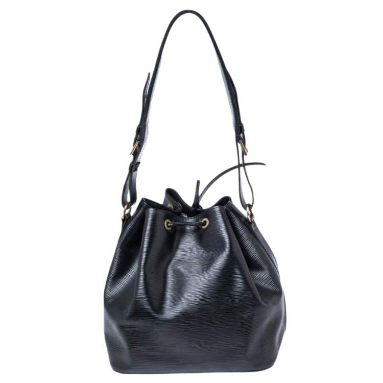 Pre Owned Louis Vuitton Black Epi Leather Petit Noe Bag