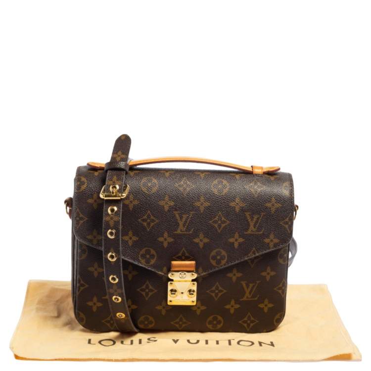 Pre Owned Louis Vuitton Monogram Canvas Metis Pochette Bag