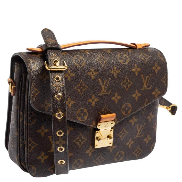 Pre Owned Louis Vuitton Monogram Canvas Metis Pochette Bag