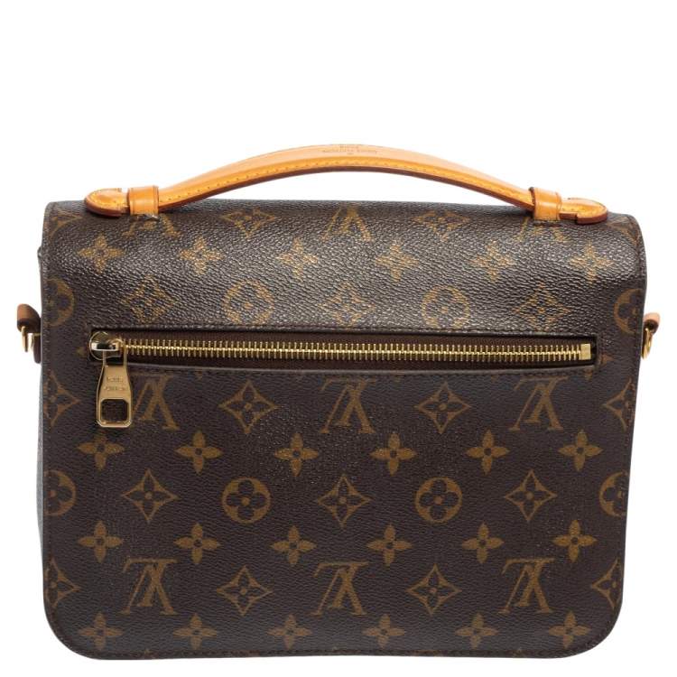 Pre Owned Louis Vuitton Monogram Canvas Metis Pochette Bag