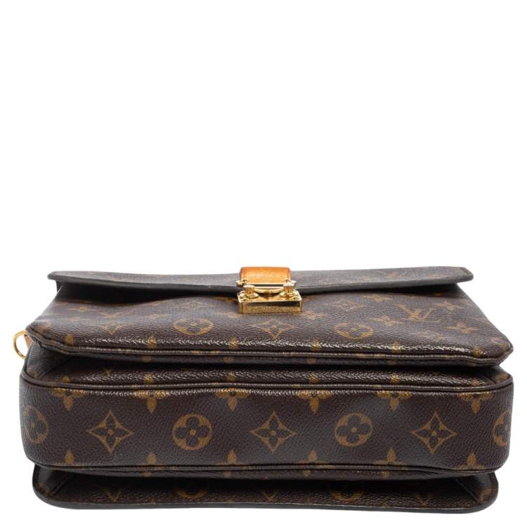 Pre Owned Louis Vuitton Monogram Canvas Metis Pochette Bag