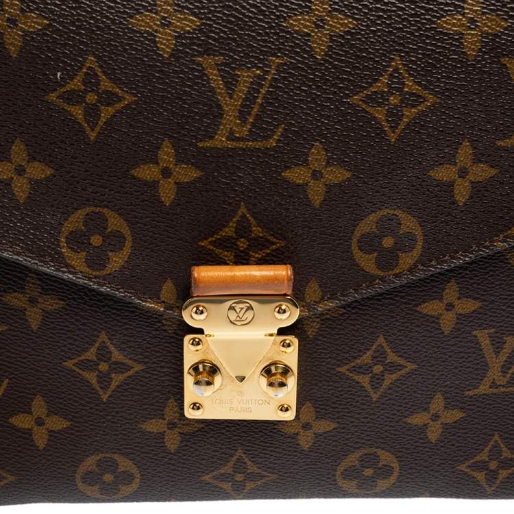 Pre Owned Louis Vuitton Monogram Canvas Metis Pochette Bag