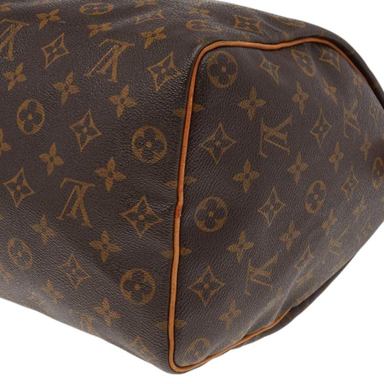 Pre Owned Louis Vuitton Monogram Canvas Speedy 35 Bag