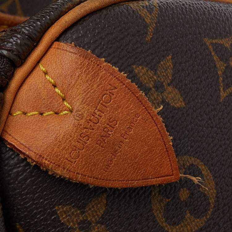 Pre Owned Louis Vuitton Monogram Canvas Speedy 35 Bag