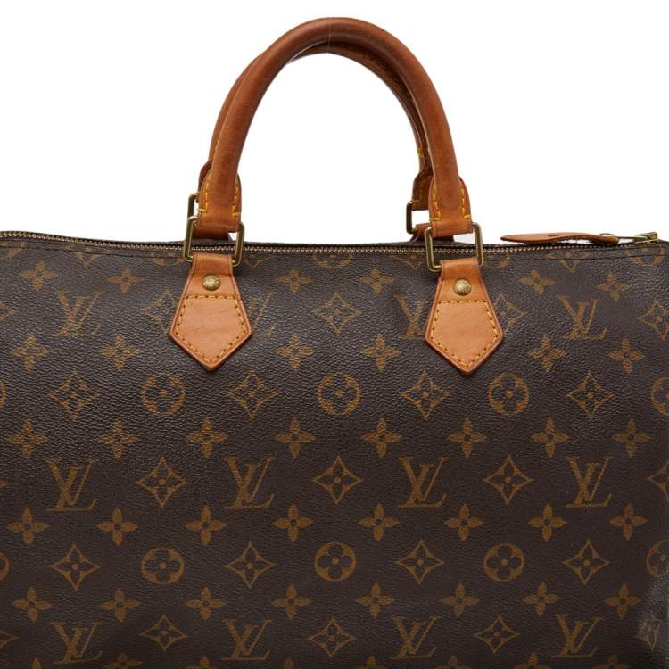 Pre Owned Louis Vuitton Monogram Canvas Speedy 35 Bag
